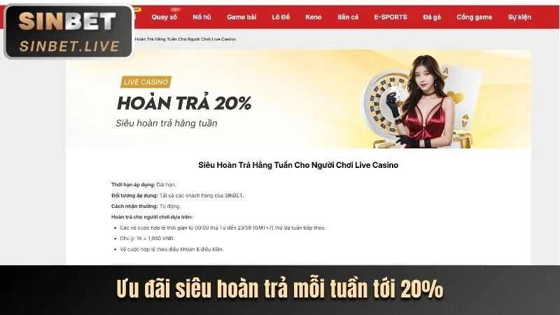 Ưu đãi chào mừng Sanclub Casino